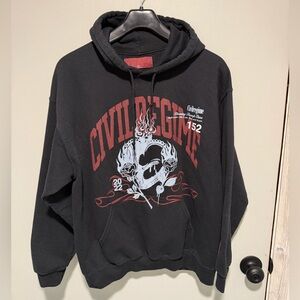 CIVIL-REGIME  “strength in numbers”
Men’s size L
Black Graphic Hoodie